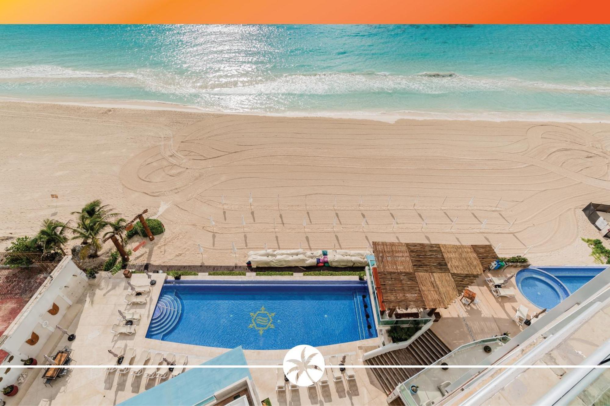 The Ocean Vibes Suites By Casa Paraiso Cancún Zewnętrze zdjęcie