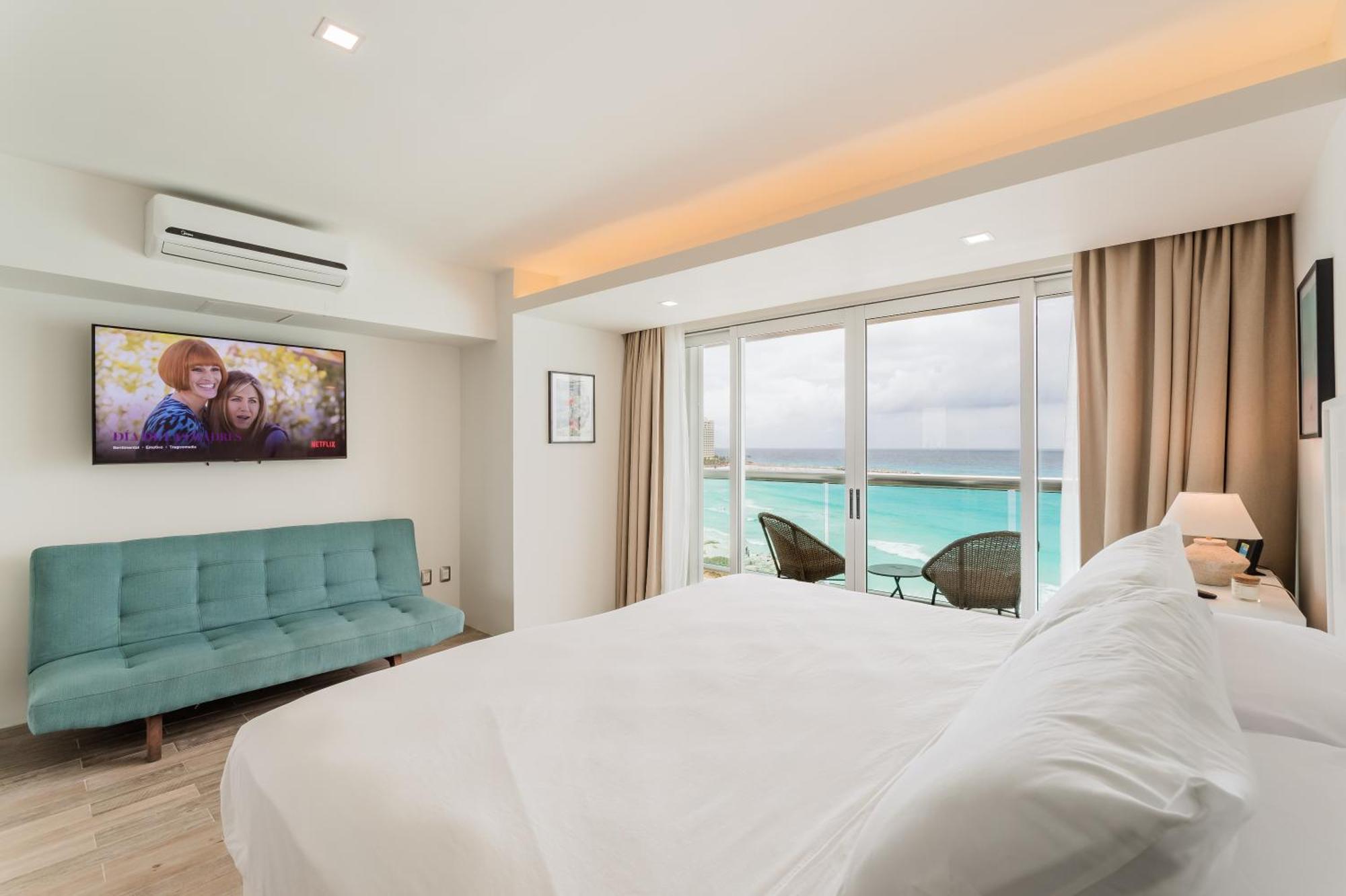 The Ocean Vibes Suites By Casa Paraiso Cancún Zewnętrze zdjęcie